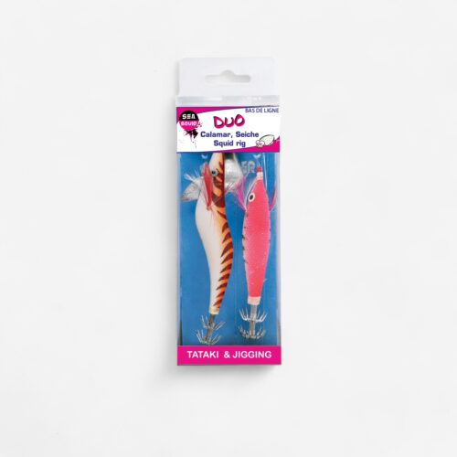 Előke szett 2 műcsali tintahal horgászatához Sea Squid