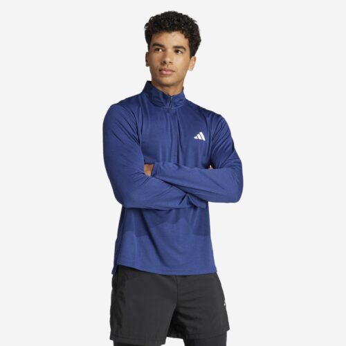 Férfi fitnesz hosszú ujjú póló Adidas