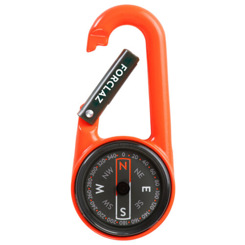 Iránytű karabinerrel tájfutáshoz - Compact 50 Decathlon