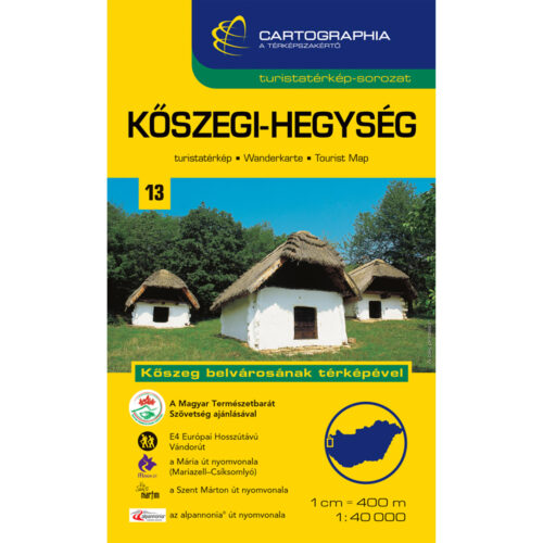 Kőszegi-hegység turistatérkép Cartographia