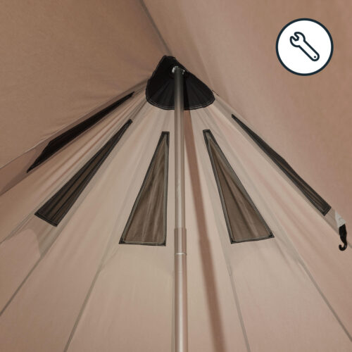 Középső sátorrúd teepee sátorhoz - Tepee 5.2 Polipamut Quechua