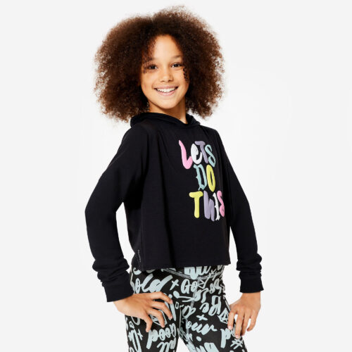 Lány tánc crop top pulóver