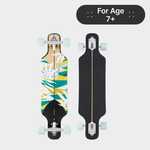 Longboard - 100 Drop Mini Floral Decathlon