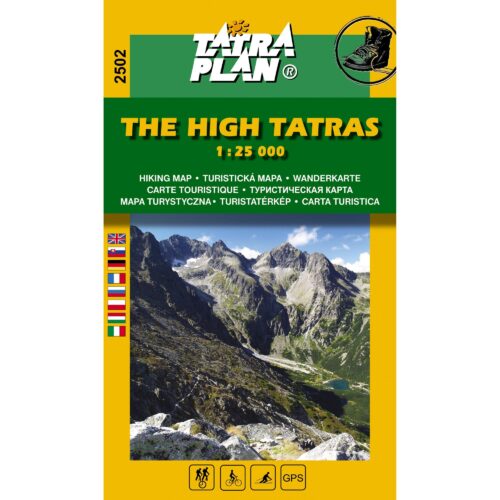 Magas-Tátra turistatérkép 1:25 000 / Vysoké Tatry Tatra Plan (2018) Cartographia