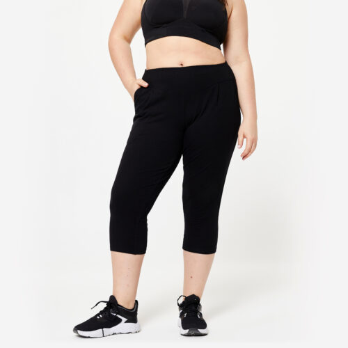 Női fitnesz térdnadrág - 500-as Domyos