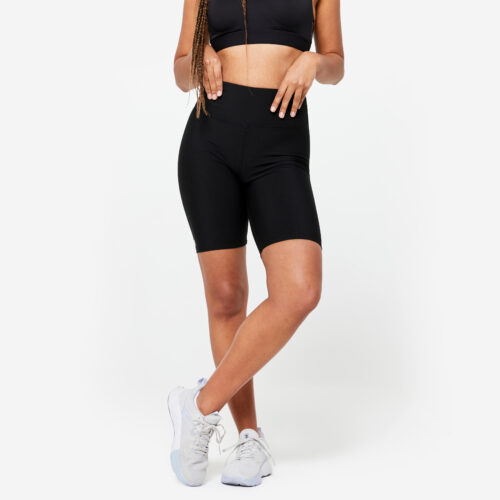 Női térdnadrág fitneszhez FST100
