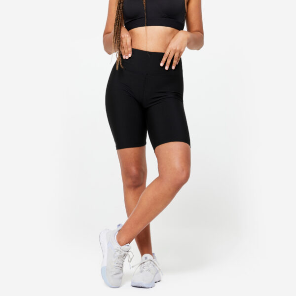 Női térdnadrág fitneszhez FST100