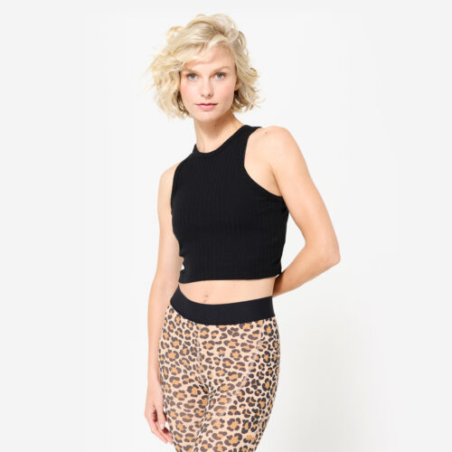 Női ujjatlan crop top póló Domyos