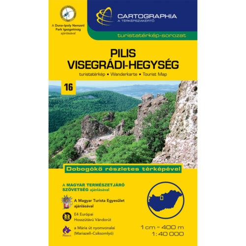 Pilis és Visegrádi-hegység turistatérkép Cartographia