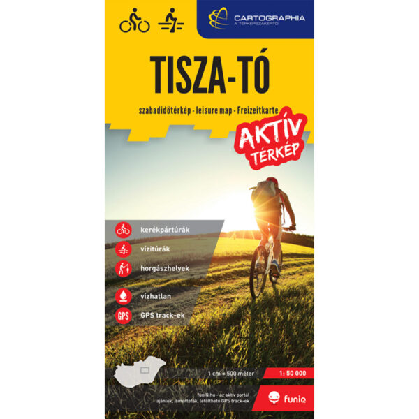 Tisza-tó aktív térkép Cartographia