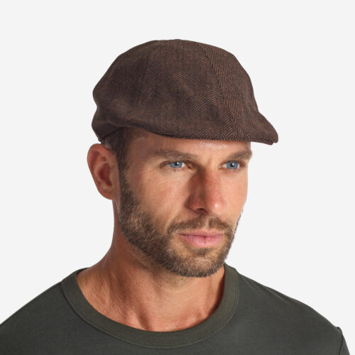 Tweed vadász sapka